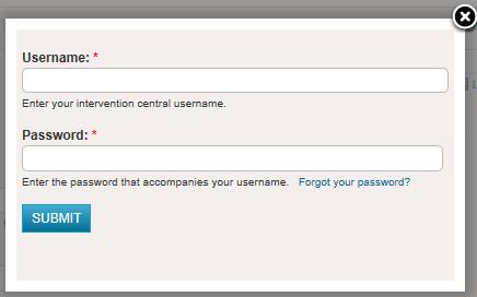 Screenshot of Log-In Screen Screenshot of Log-In Screen